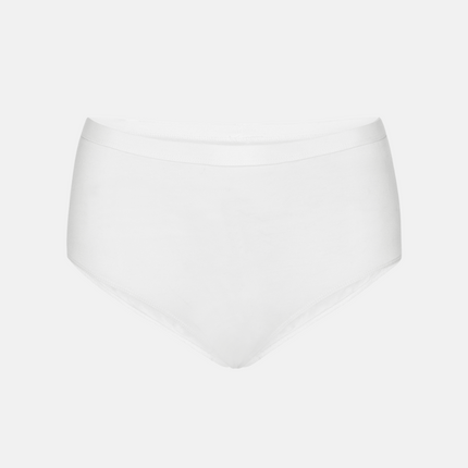 3 par hvide bambus maxi trusser