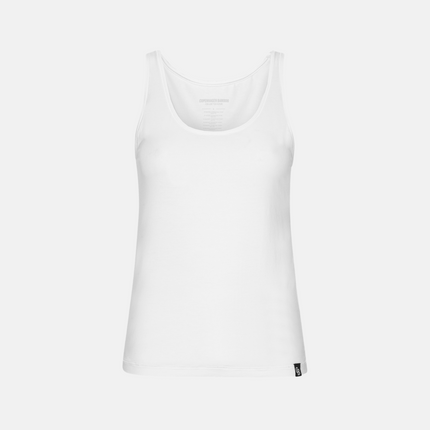 2 stk hvide bambus tank top