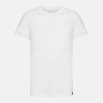 2 stk hvide slim fit crew neck bambus T-shirts