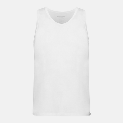 2 stk hvide bambus tank tops