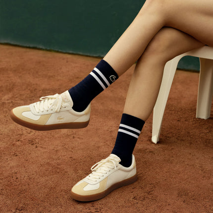 Women's Baseshot Pro Leather Sneakers Women - Yellow - Lacoste - Sneakers