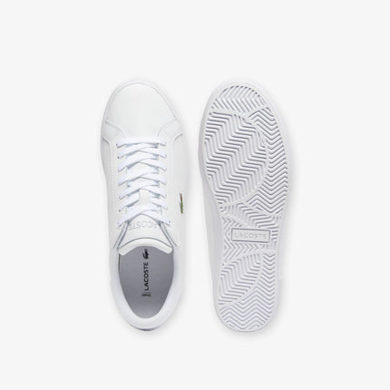 Men's Powercourt Leather Sneakers Men - White - Lacoste - Sneakers