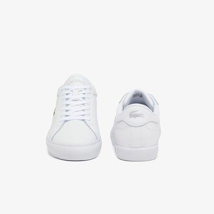 Men's Powercourt Leather Sneakers Men - White - Lacoste - Sneakers