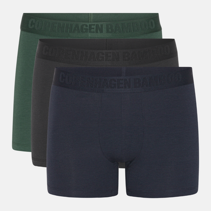 3 par Bambus underbukser sort, army, navy
