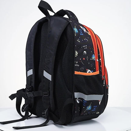 Children's Backpack Lightweight Cute Cartoon Student School Bag For Aged 6-12 Kids Preschool Elementary Backpack Astronaut Mermaid Pattern Large Capacity Backpacks