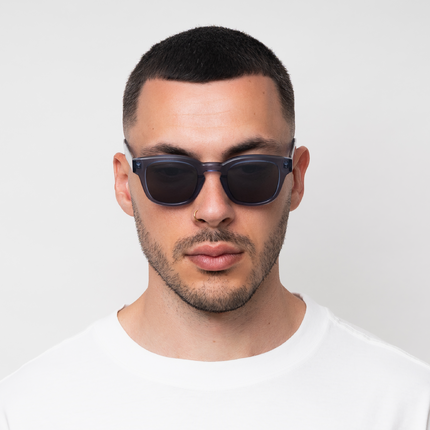 AUSTIN Grey Blue Transparent - Solbrille
