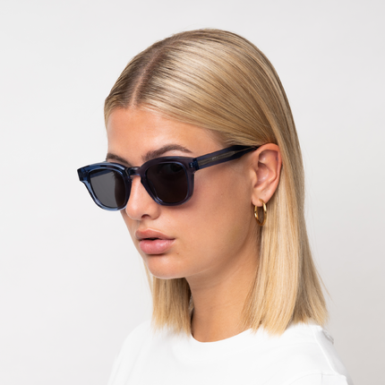 AUSTIN Grey Blue Transparent - Solbrille