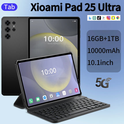 Tab 2025 New Xioami Pad 25 Pro Tablet 10.1 inch Android 15 Global 16GB+1TB 10000mah HD Screen Tab tablets PC 5G Dual SIM WIFI