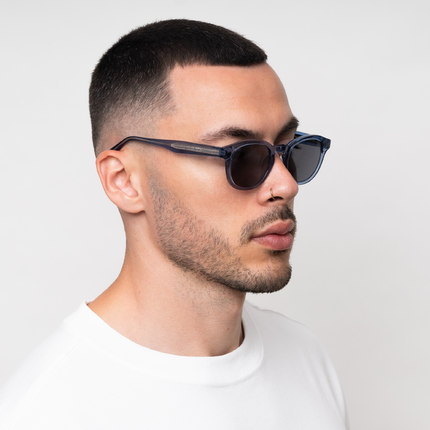 BILLE REVEAL Blue Transparent - Solbrille