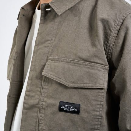 Baton Jacket - Dark Olive