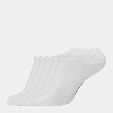 5 par hvide footies i bambus