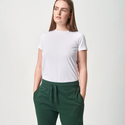 Hvid kortærmet bambus T-shirt