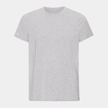Lysegrå crew neck bambus T-shirt
