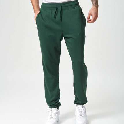 Grønne bambus sweatpants med logo