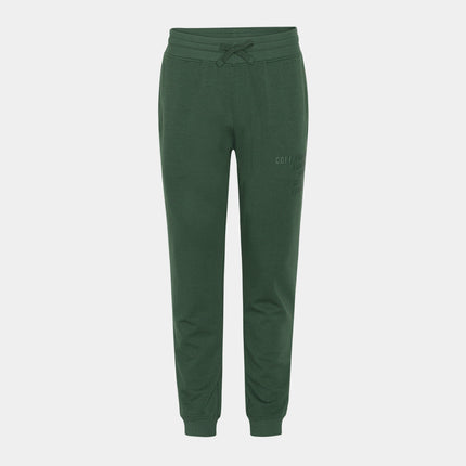 Grønne bambus sweatpants med logo