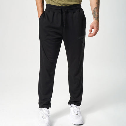 Sorte bambus sweatpants med logo