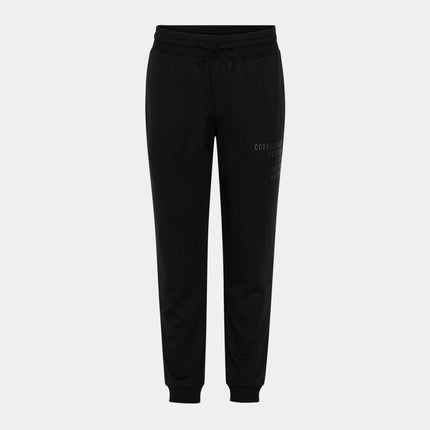 Sorte bambus sweatpants med logo