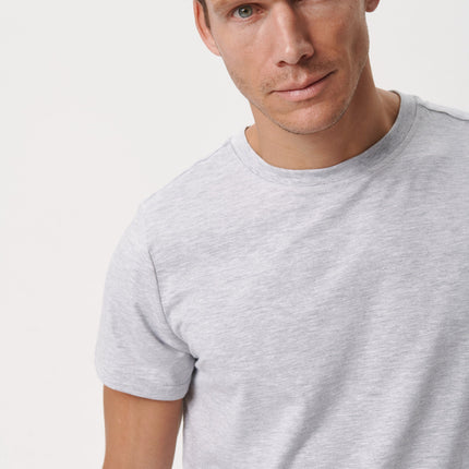 Lysegrå crew neck bambus T-shirt