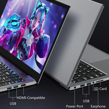 OEM LOGO Professional Design Metal 15.6inch Core I7 10th Gen Laptop I7 10750H DDR4 16GB SSD 256GB Gaming PC Laptop for Office
