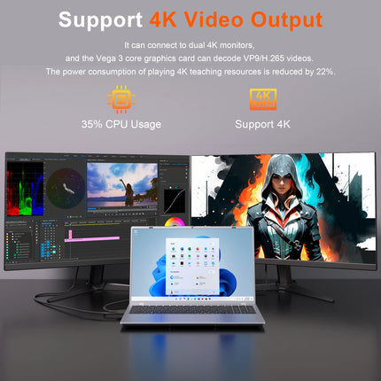 2025 Cheap 15.6-Inch Slim Laptop AMD 8GB RAM 256GB SSD Notebook Computer Ordinateur Portable Personal & Home Laptops