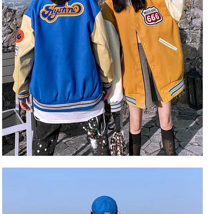 2021 Men's jacket Y2K Fall and Winter new fashion trendy brand baseball uniform Men's and Women's tops hot sale free delivery