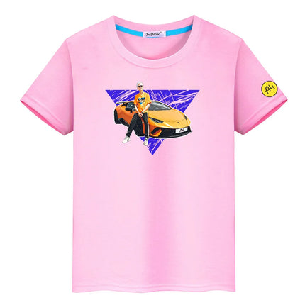 2021Sumemr New Children's T-shirt A4 Merch Boys Girl Short Sleeve  A4 measures children 100% Cotton Kids Clothing Tops Tee