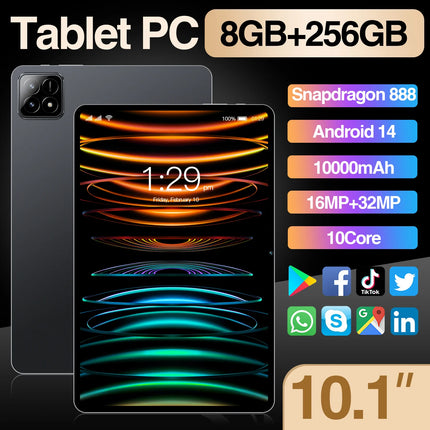 Global Unlock 10.1 Inch HD Screen Tablet PC Dual SIM Card Laptop 4G New Educational Tablets MTK Processor Tablet