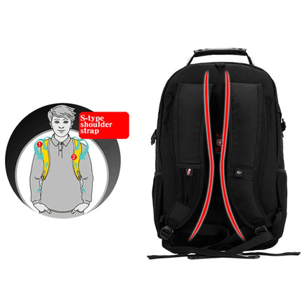 Waterproof Backpack Men Large Capacity TravelBag Oxford Fashion Schoolbags 18 Inch Laptop Backpacks for Teenagers Male Mochila