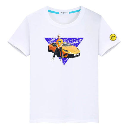 2021Sumemr New Children's T-shirt A4 Merch Boys Girl Short Sleeve  A4 measures children 100% Cotton Kids Clothing Tops Tee