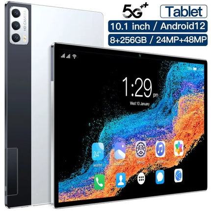 New Arrival 10.1 Inch Tablet Wi-Fi Enabled 8G256G Storage Seamless Streaming and Gaming Tablet