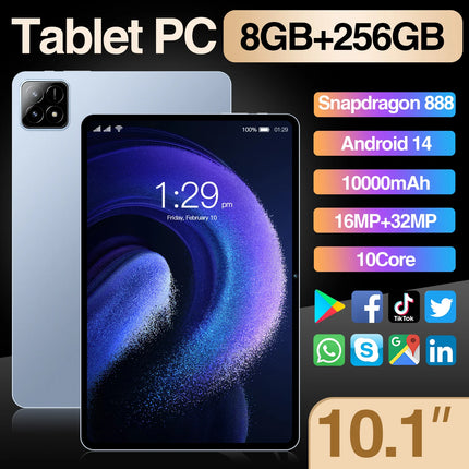 Global Unlock 10.1 Inch HD Screen Tablet PC Dual SIM Card Laptop 4G New Educational Tablets MTK Processor Tablet