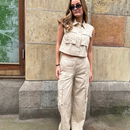 DSFaye Cropped Vest