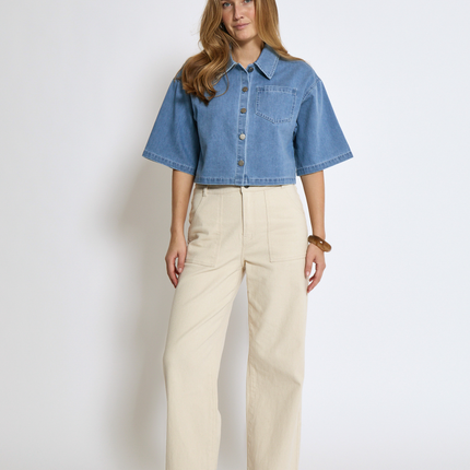 MSEvina Cropped Skjorte