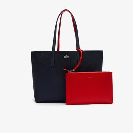 Anna Reversible Tote with Pouch Women - Blue - Lacoste - Bags