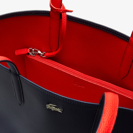 Anna Reversible Tote with Pouch Women - Blue - Lacoste - Bags