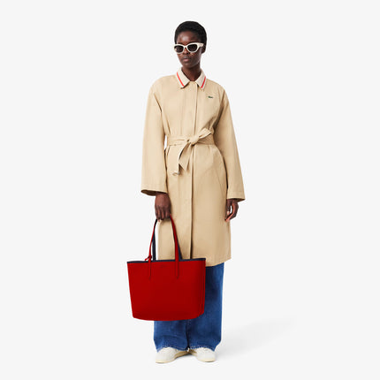 Anna Reversible Tote with Pouch Women - Blue - Lacoste - Bags