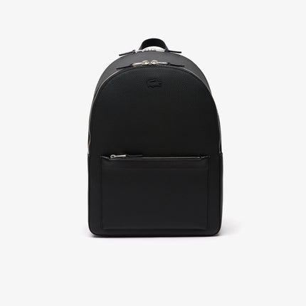 Chantaco Piqué Leather Backpack Men Lacoste