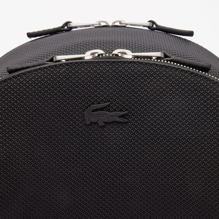 Chantaco Piqué Leather Backpack Men Lacoste
