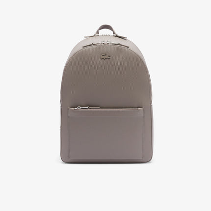 Chantaco Piqué Leather Backpack Men Lacoste