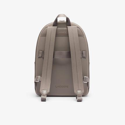 Chantaco Piqué Leather Backpack Men Lacoste