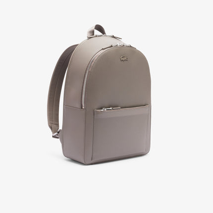 Chantaco Piqué Leather Backpack Men Lacoste