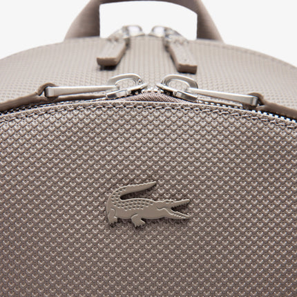 Chantaco Piqué Leather Backpack Men Lacoste