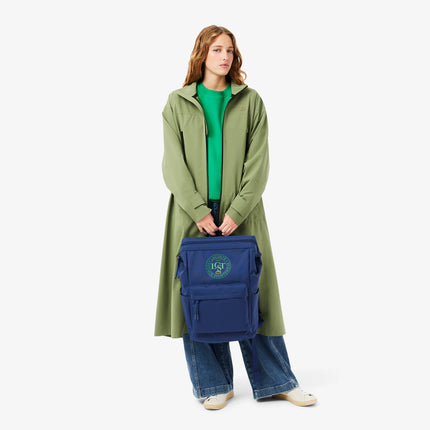 Neocroc Rectangular Backpack Unisex - Blue - Lacoste - Backpack