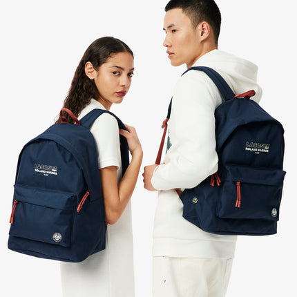 Roland-Garros Edition Backpack Unisex - Blue - Lacoste - Backpack