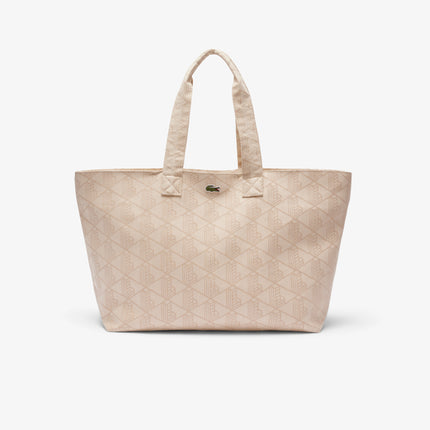 XL Summer Pack Jacquard Motif Tote Unisex - Beige - Lacoste - Bags