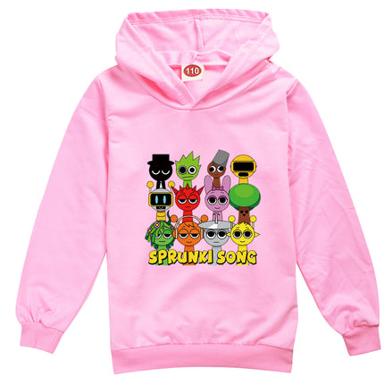 Sprunk Incredibox  Hoodie for Kids, Hoody Sweatshirts for Teen Boys Cartoon Coats for Girls Casual Outerwear for Baby Game Hot