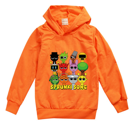 Sprunk Incredibox  Hoodie for Kids, Hoody Sweatshirts for Teen Boys Cartoon Coats for Girls Casual Outerwear for Baby Game Hot