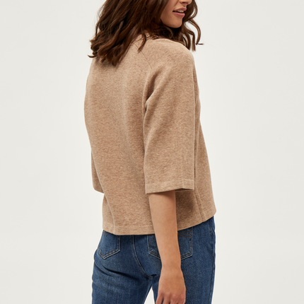 PCRosalia Strik Pullover - Sand