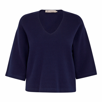 PCRosalia Strik Pullover - Navy