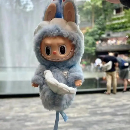 Labubu Creative Design Merlion Series Kawaii Backpack Pendant Soft Comfortable Mermaid Doll Plush Toy Mystery Box Delicate Gifts